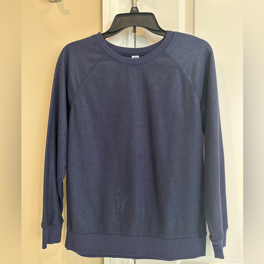 Old Navy Sparkle Thread Crew Neck Sweatshirt Small